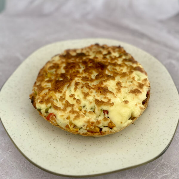 Tarta de pollo y vegetales