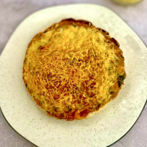 Tarta de calabaza, espinaca y cebolla