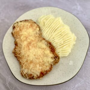 Milanesa de pollo a la napolitana