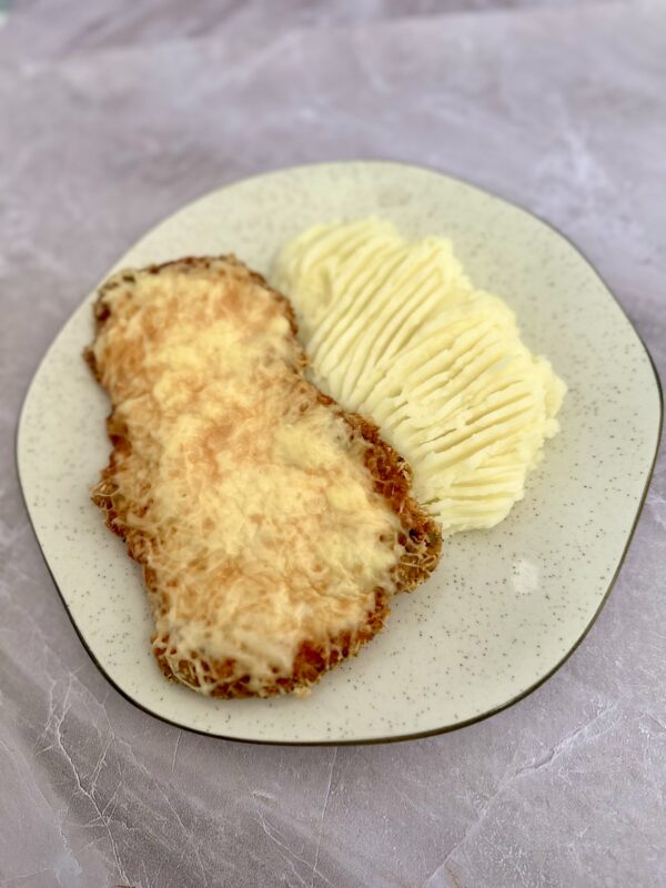 Milanesa de pollo a la napolitana