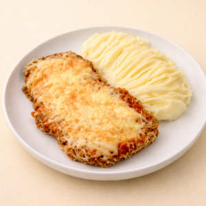 Milanesa de pollo a la napolitana