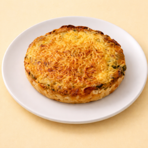 Tarta de calabaza, espinaca y cebolla