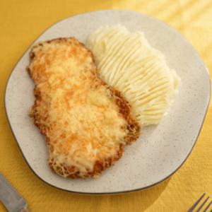 Milanesa de pollo a la napolitana